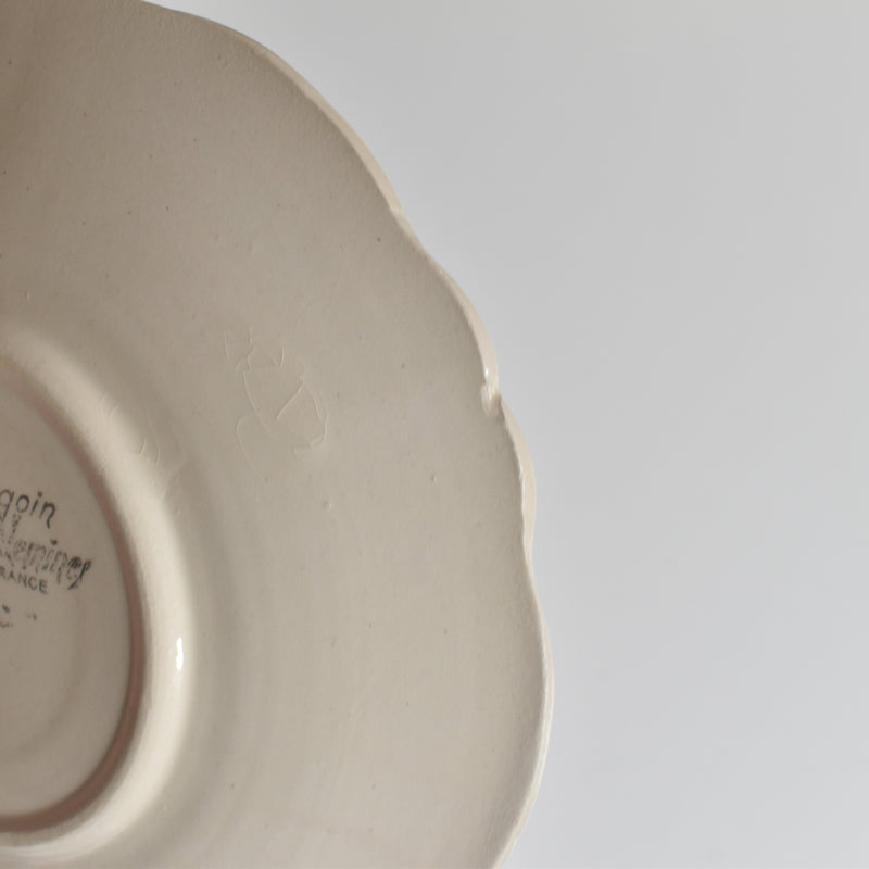 Vintage Cup & Saucer Digoin & Sarreguemines Arromanches 9210 A