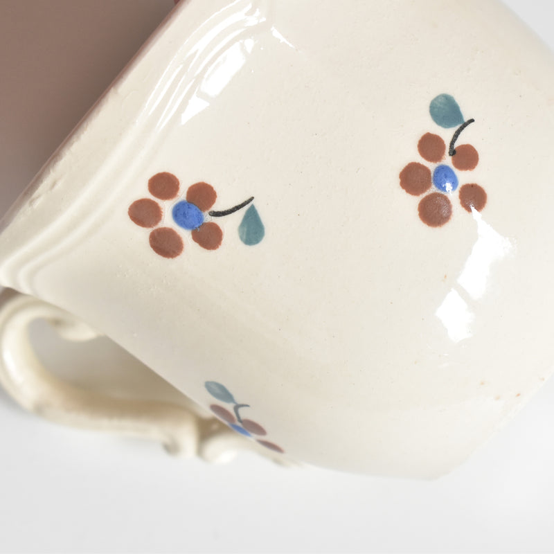 Vintage Cup & Saucer Digoin & Sarreguemines Arromanches 9210 B