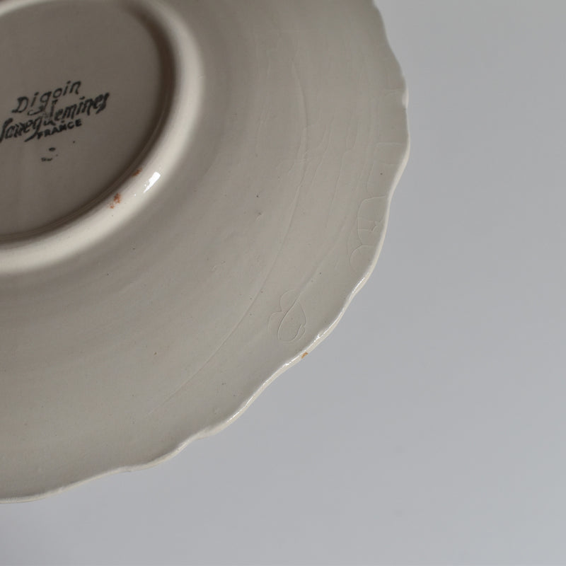 Vintage Cup & Saucer Digoin & Sarreguemines Arromanches 9210 B