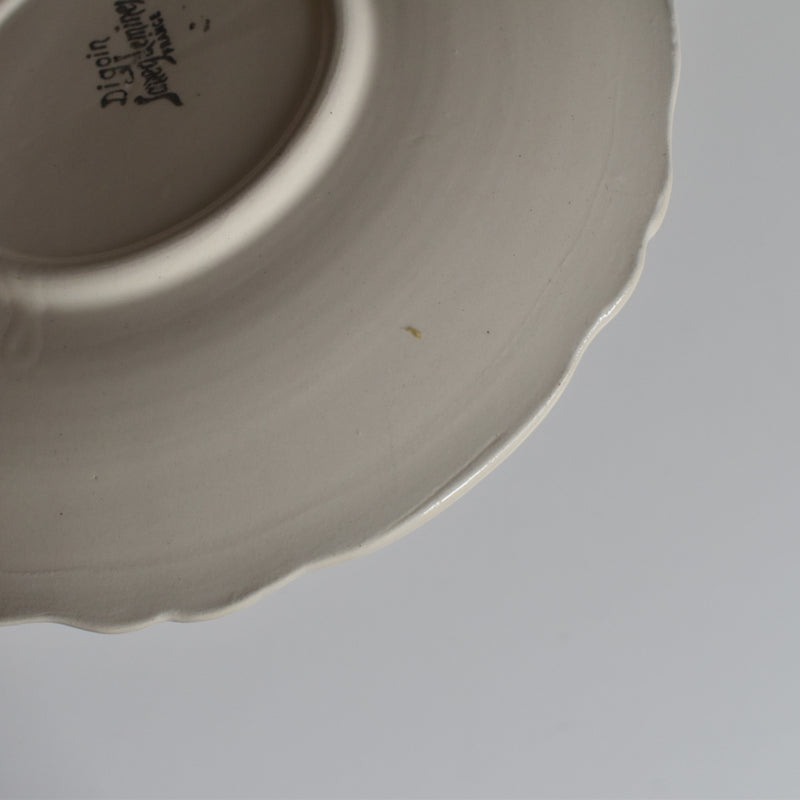 Vintage Cup & Saucer Digoin & Sarreguemines Arromanches 9210 B