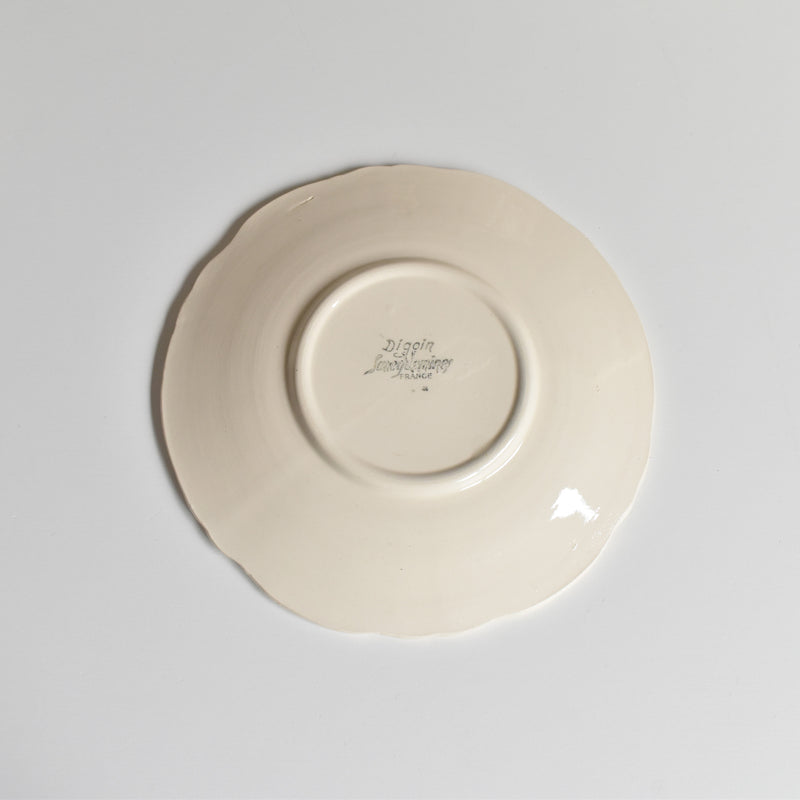 Vintage Cup & Saucer Digoin & Sarreguemines Arromanches 9210 C