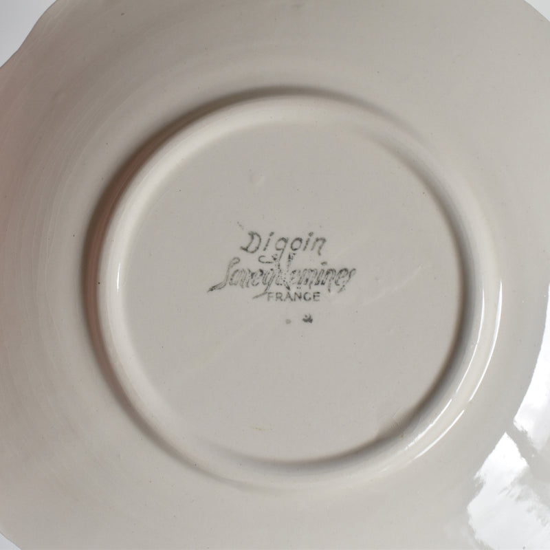 Vintage Cup & Saucer Digoin & Sarreguemines Arromanches 9210 C