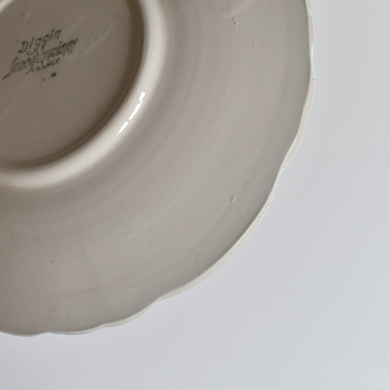 Vintage Cup & Saucer Digoin & Sarreguemines Arromanches 9210 C