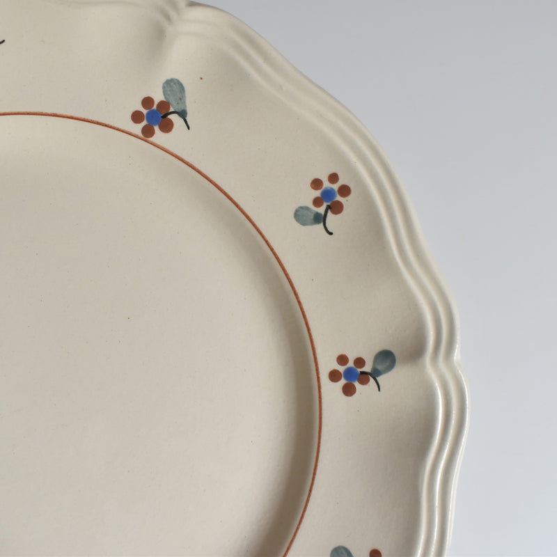 Vintage Dessert Plate, Digoin & Sarreguemines, Arromanches 9210 A