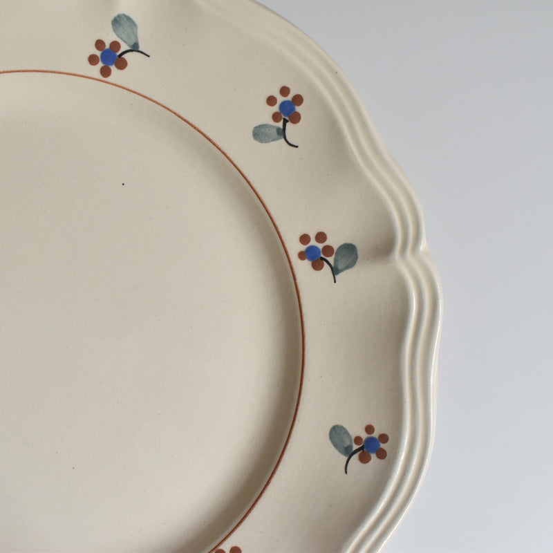 Vintage Dessert Plate, Digoin & Sarreguemines, Arromanches 9210 A