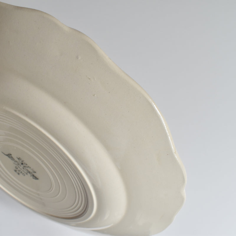 Vintage Dessert Plate, Digoin & Sarreguemines, Arromanches 9210 A