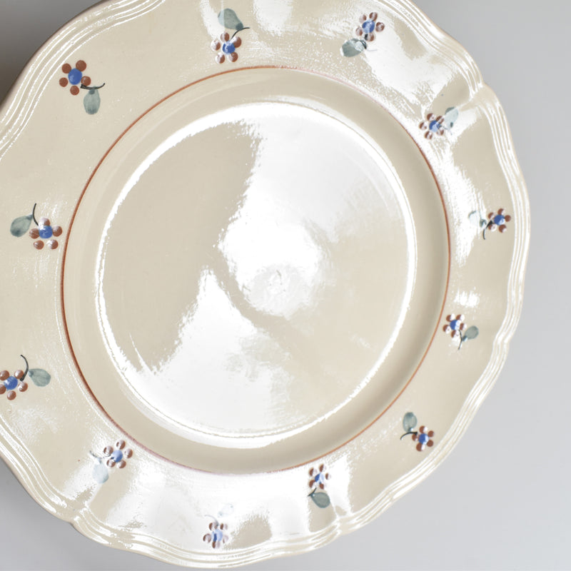 Vintage dessert plate Digoin & Sarreguemines Arromanches 9210 B