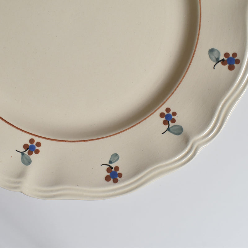 Vintage dessert plate Digoin & Sarreguemines Arromanches 9210 B