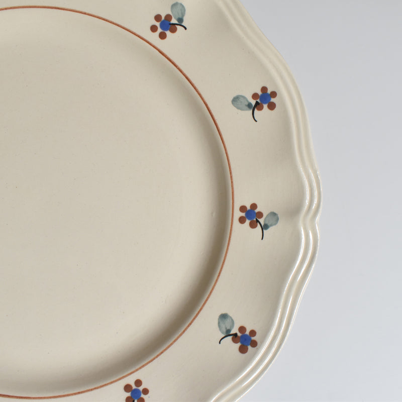 Vintage dessert plate Digoin & Sarreguemines Arromanches 9210 B