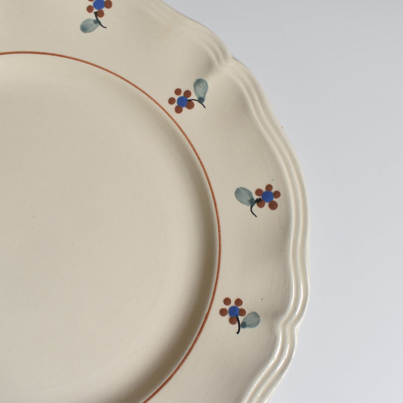 Vintage dessert plate Digoin & Sarreguemines Arromanches 9210 B
