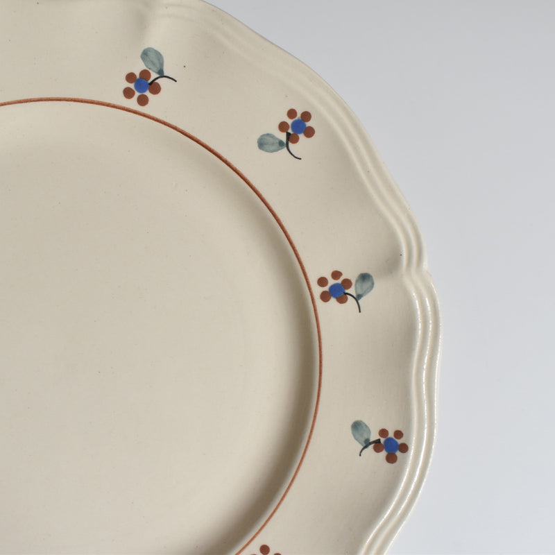 Vintage dessert plate Digoin & Sarreguemines Arromanches 9210 B
