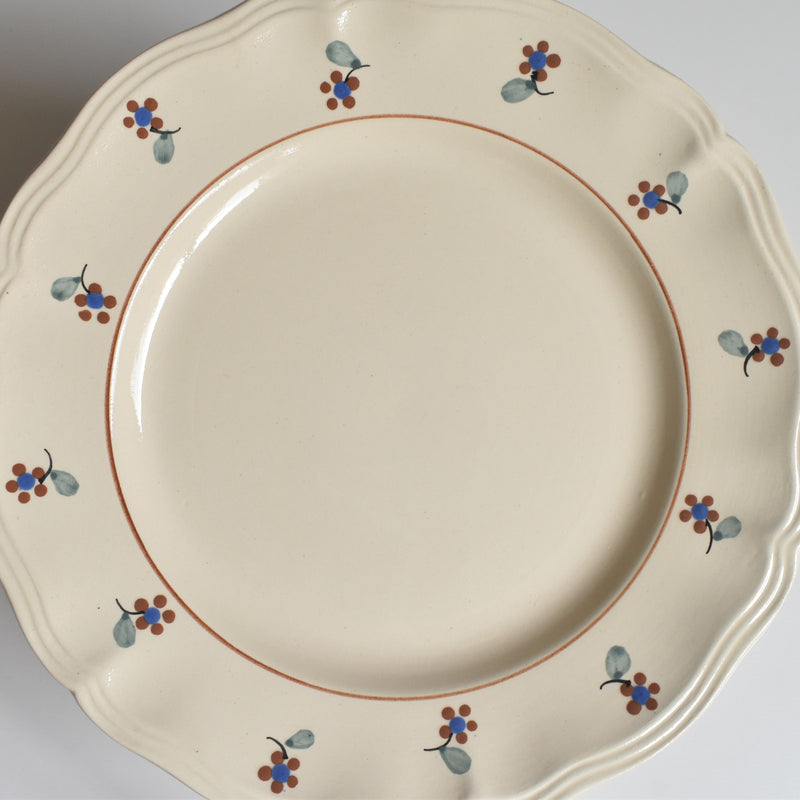 Vintage dessert plate Digoin & Sarreguemines Arromanches 9210 B