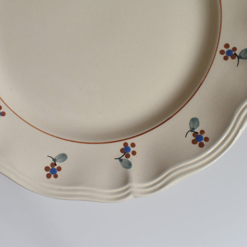 Vintage Dessert Plate Digoin & Sarreguemines Arromanches 9210 C