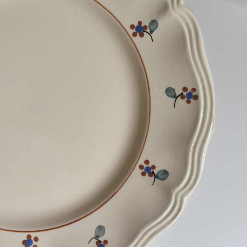 Vintage Dessert Plate Digoin & Sarreguemines Arromanches 9210 C