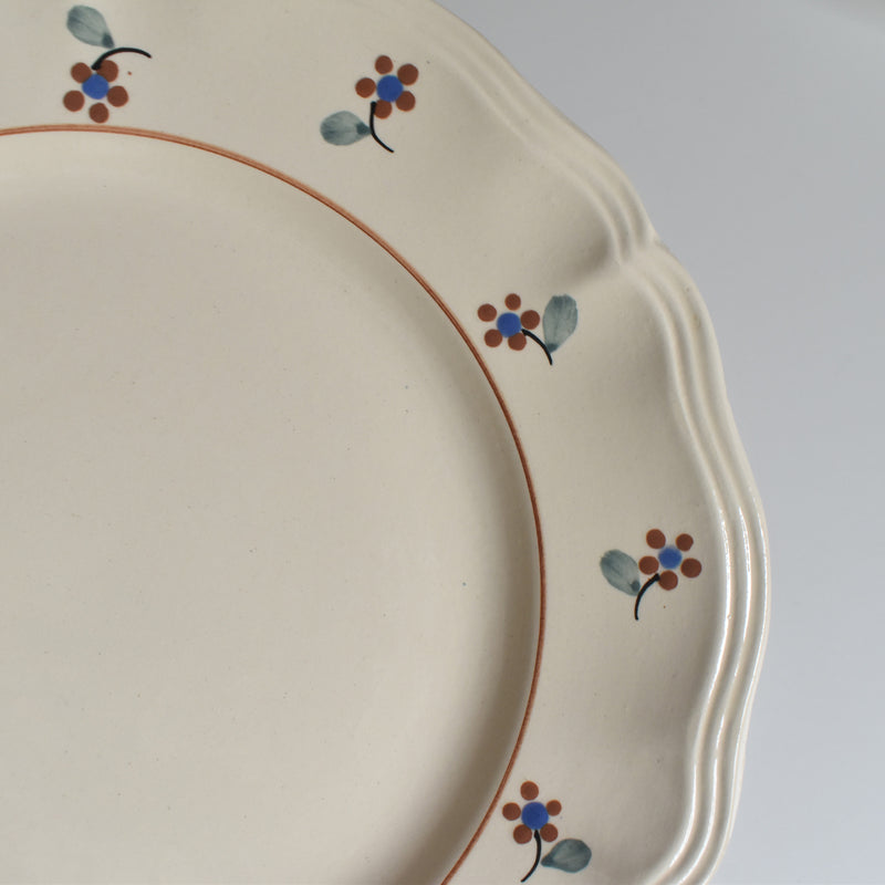 Vintage Dessert Plate Digoin & Sarreguemines Arromanches 9210 C
