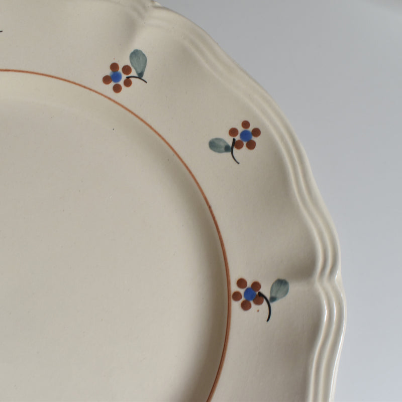 Vintage Dessert Plate Digoin & Sarreguemines Arromanches 9210 C