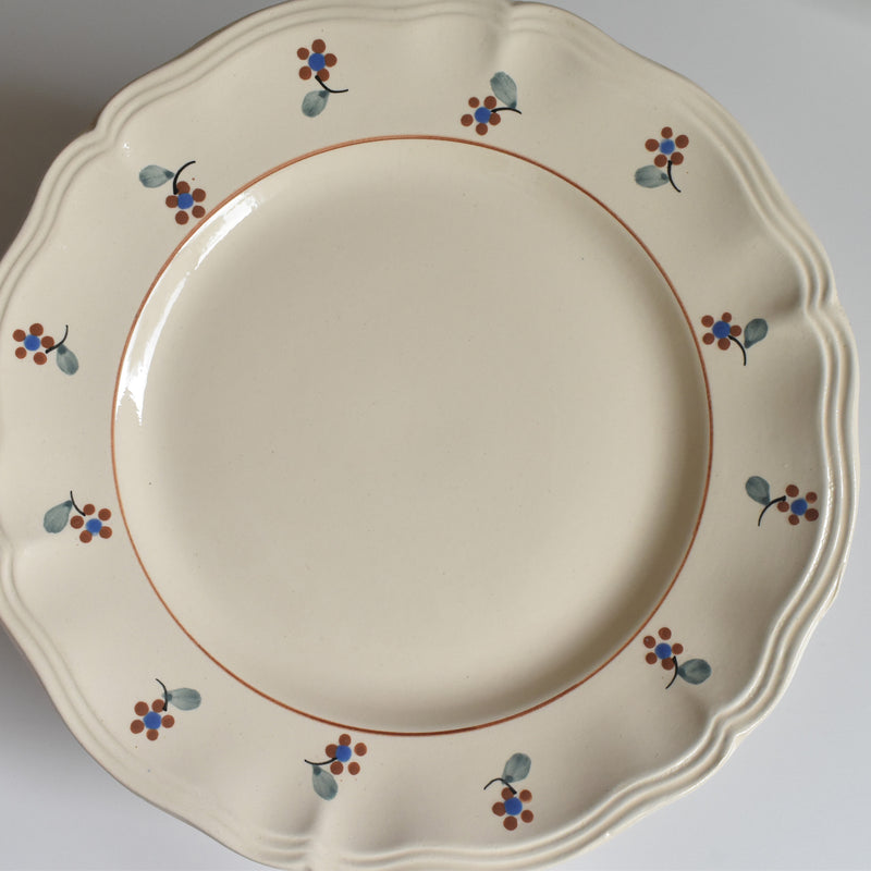 Vintage Dessert Plate Digoin & Sarreguemines Arromanches 9210 C