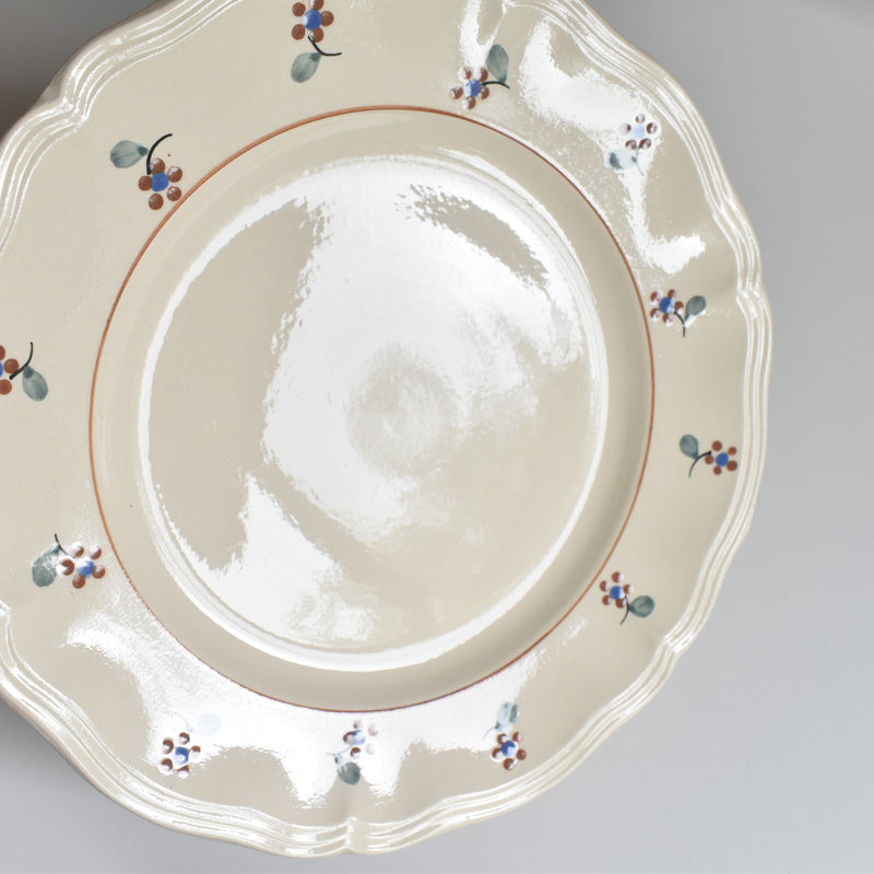 Vintage Dessert Plate Digoin & Sarreguemines Arromanches 9210 C