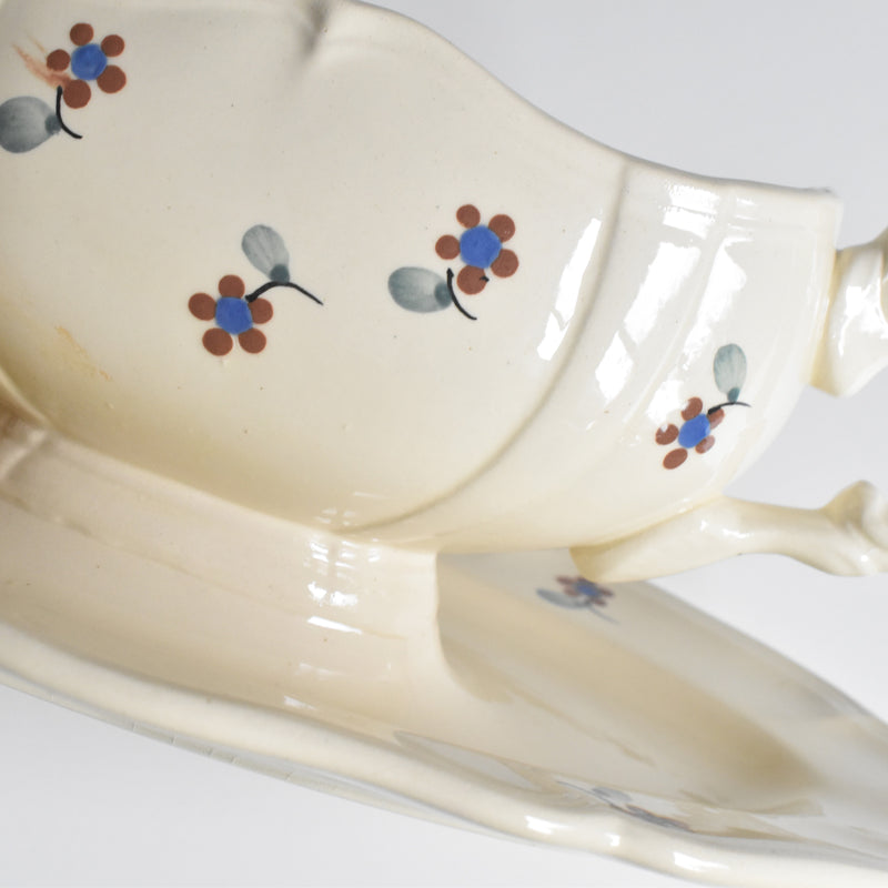 Vintage Sauce Boat Digoin & Sarreguemines Arromanches 9210