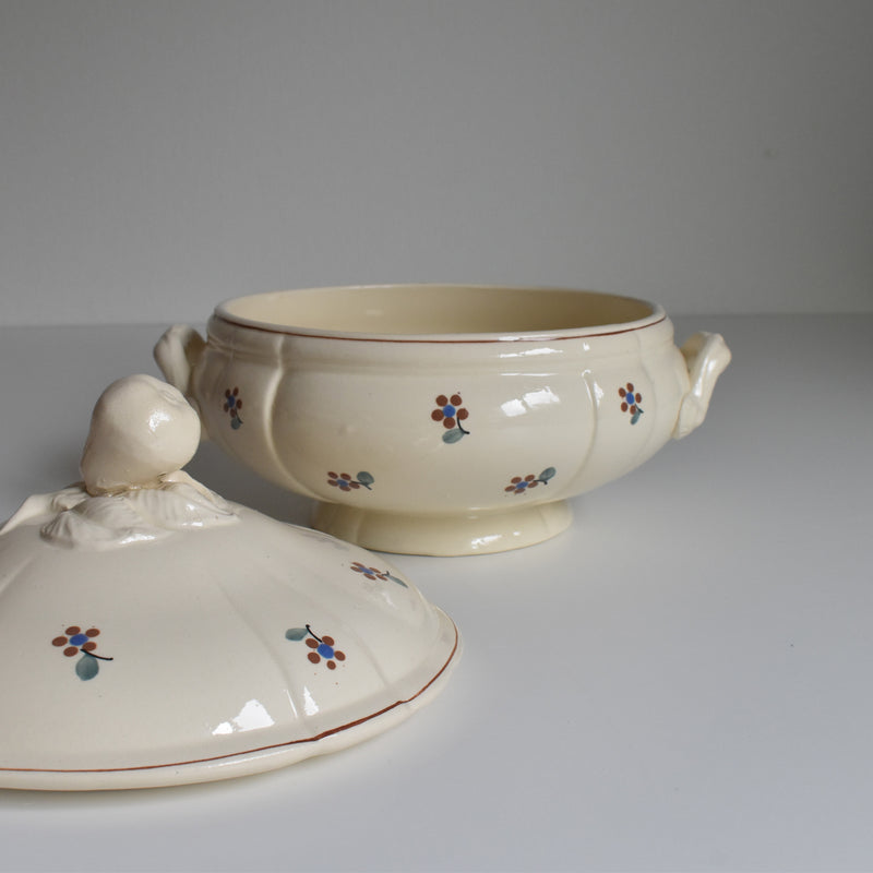 Vintage Soup Tureen Digoin & Sarreguemines Arromanches 9210