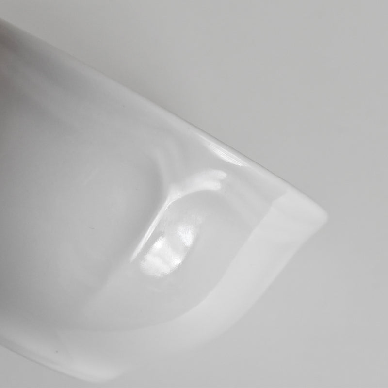 Vintage Cup Digoin & Sarreguemines White Petal Rim B