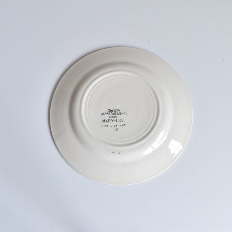 Vintage dessert plate Digoin & Sarreguemines Mary-Lou 18cm A