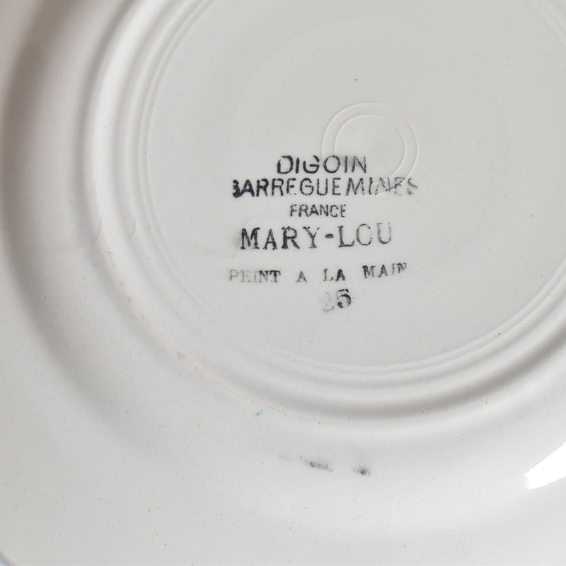 Vintage dessert plate Digoin & Sarreguemines Mary-Lou 18cm A