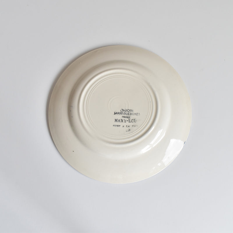 Vintage Dessert Plate, Digoin & Sarreguemines Mary-Lou, 18cm B