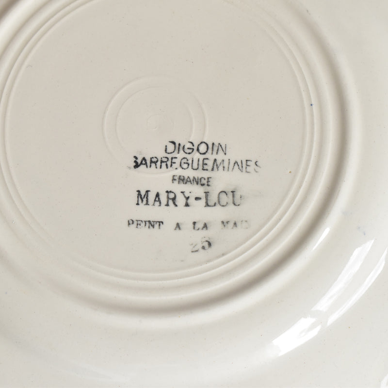 Vintage Dessert Plate, Digoin & Sarreguemines Mary-Lou, 18cm B