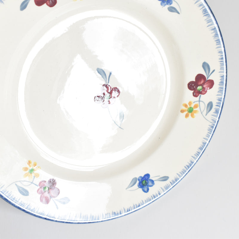 Vintage Dessert Plate Digoin & Sarreguemines Mary-Lou 18cm C