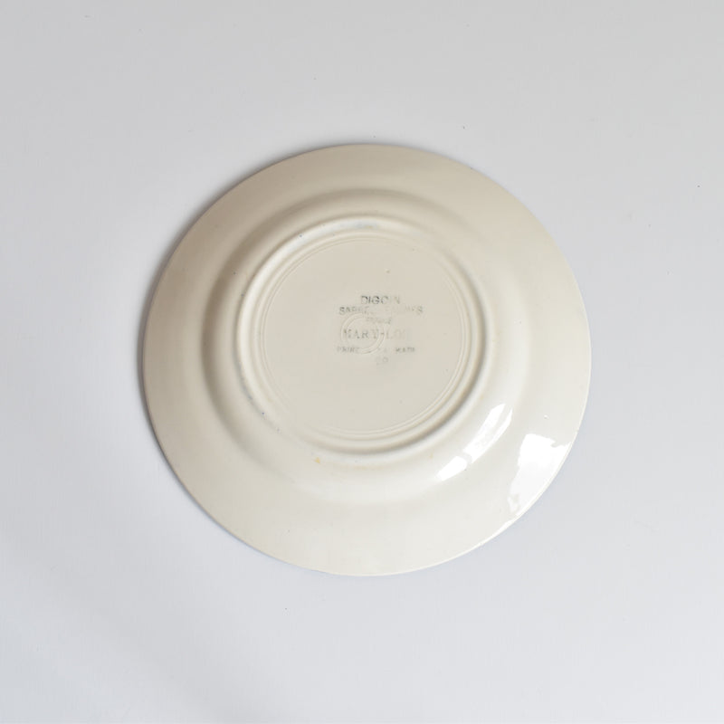 Vintage dessert plate Digoin & Sarreguemines Mary-Lou 18cm D