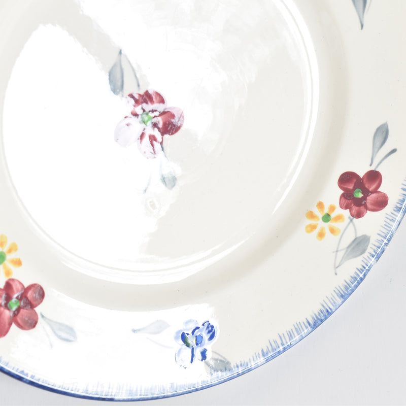 Vintage Dessert Plate Digoin & Sarreguemines Mary-Lou 18cm E