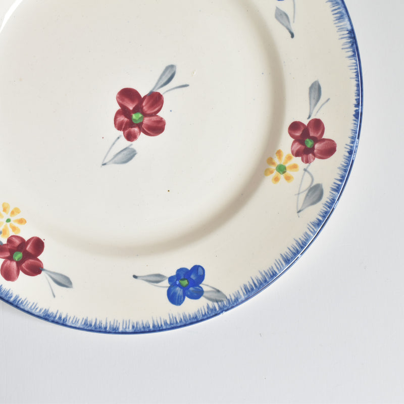 Vintage Dessert Plate Digoin & Sarreguemines Mary-Lou 18cm E