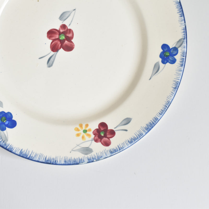 Vintage Dessert Plate Digoin & Sarreguemines Mary-Lou 18cm E