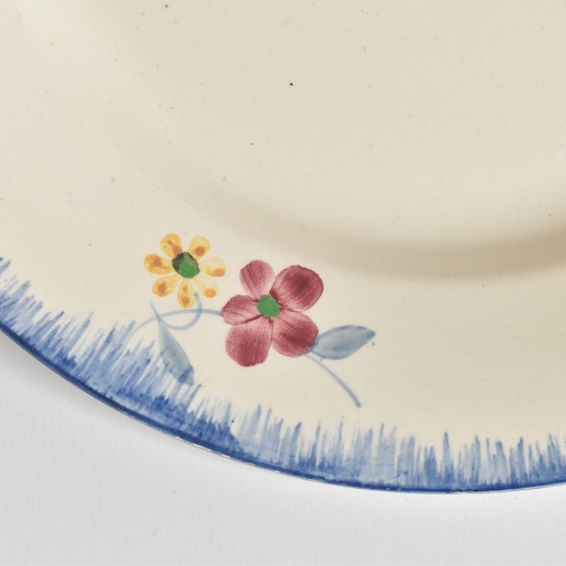 Vintage Plate Digoin & Sarreguemines Mary-Lou (Cream) A