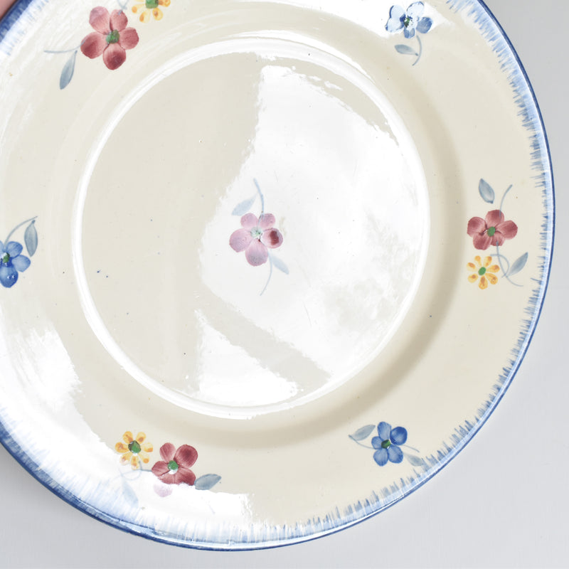 Vintage Plate Digoin & Sarreguemines Mary-Lou (Cream) A