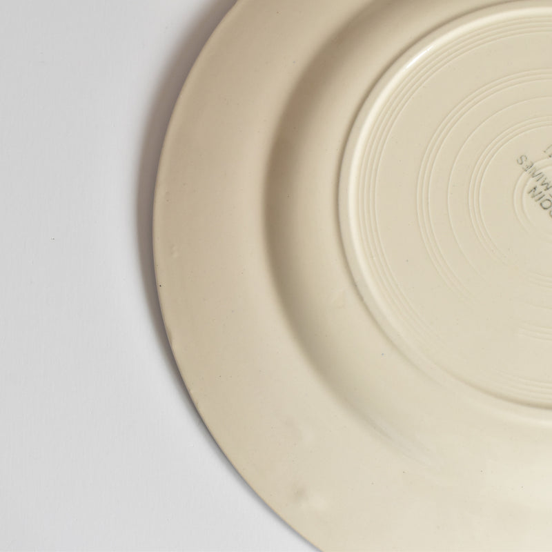 Vintage Plate Digoin & Sarreguemines Mary-Lou (Cream) A