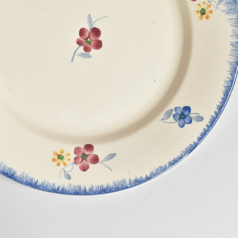 Vintage Plate Digoin & Sarreguemines Mary-Lou (Cream) A