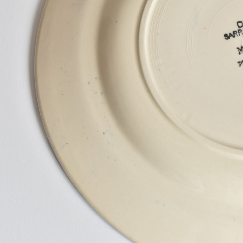 Vintage Plate, Digoin & Sarreguemines Mary-Lou (Marie-Lou), Cream B