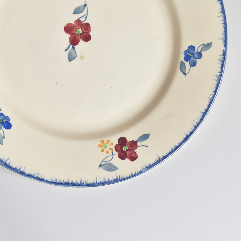 Vintage Plate, Digoin & Sarreguemines Mary-Lou (Marie-Lou), Cream B
