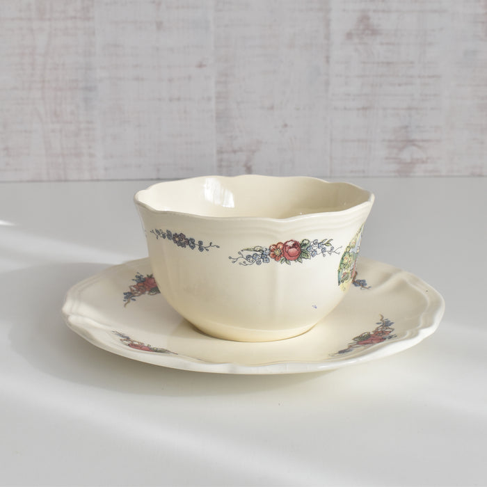 ヴィンテージチョコレートカップ＆ソーサー ディゴワン＆サルグミンヌ Obernai（オベルネ）A