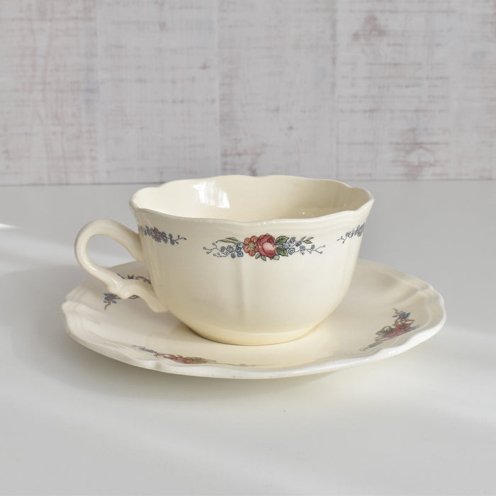 ヴィンテージチョコレートカップ＆ソーサー ディゴワン＆サルグミンヌ Obernai（オベルネ）A