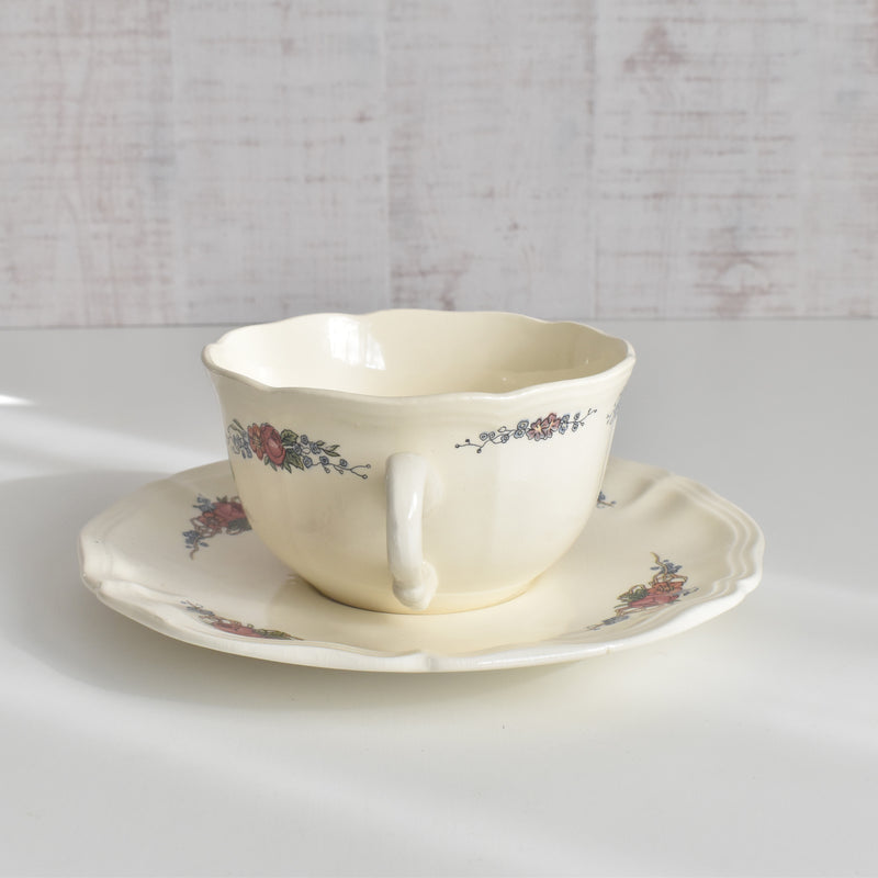 ヴィンテージチョコレートカップ＆ソーサー ディゴワン＆サルグミンヌ Obernai（オベルネ）A