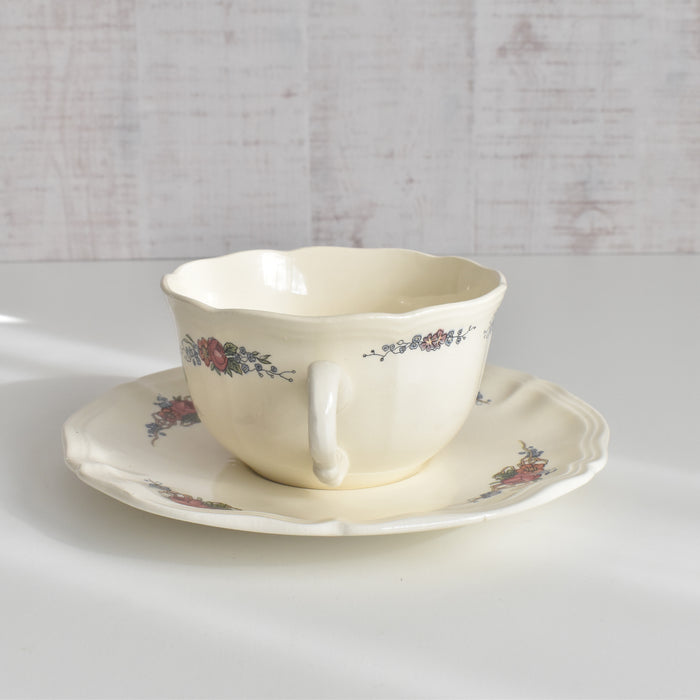 ヴィンテージチョコレートカップ＆ソーサー ディゴワン＆サルグミンヌ Obernai（オベルネ）A