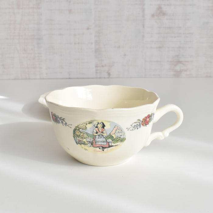 ヴィンテージチョコレートカップ＆ソーサー ディゴワン＆サルグミンヌ Obernai（オベルネ）A