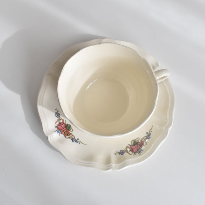 ヴィンテージチョコレートカップ＆ソーサー ディゴワン＆サルグミンヌ Obernai（オベルネ）A