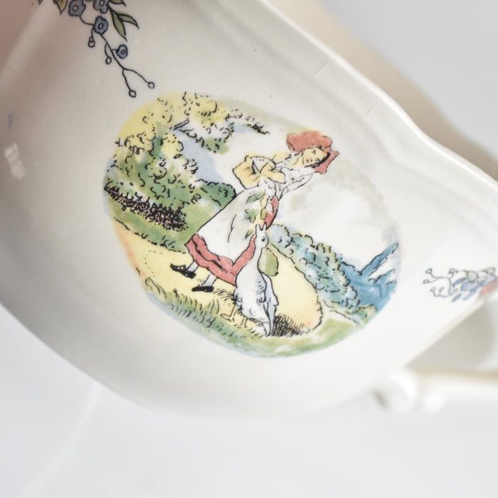 ヴィンテージチョコレートカップ＆ソーサー ディゴワン＆サルグミンヌ Obernai（オベルネ）B