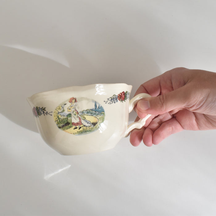 ヴィンテージチョコレートカップ＆ソーサー ディゴワン＆サルグミンヌ Obernai（オベルネ）B