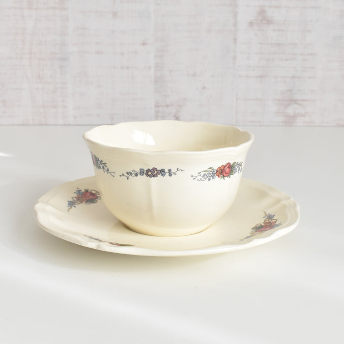 ヴィンテージチョコレートカップ＆ソーサー ディゴワン＆サルグミンヌ Obernai（オベルネ）B