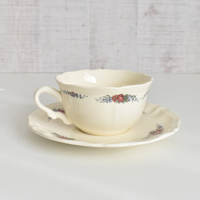 ヴィンテージチョコレートカップ＆ソーサー ディゴワン＆サルグミンヌ Obernai（オベルネ）B